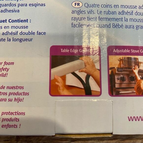 Child Proof Cushiony Corner Guards Tan Set of 4 - Picture 6 of 14